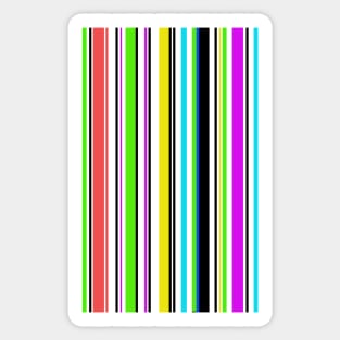 various colorful stripe pattern cell phone case Sticker